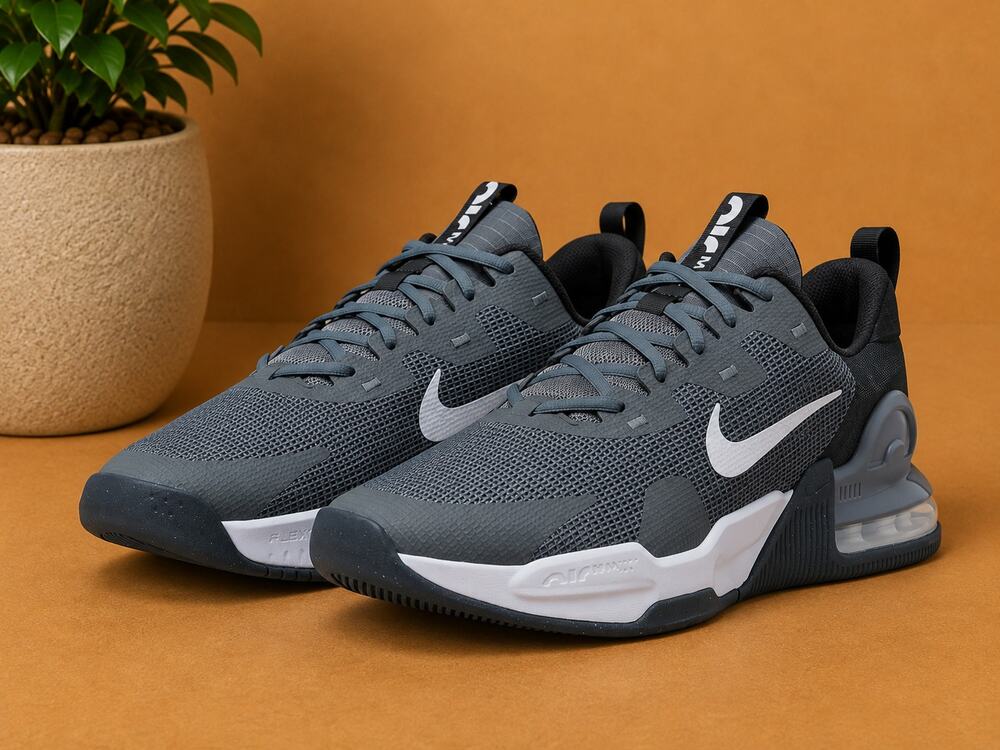 NWT Nike Air Max Alpha Trainer 5 Men's Workout Shoes Grey Size 7